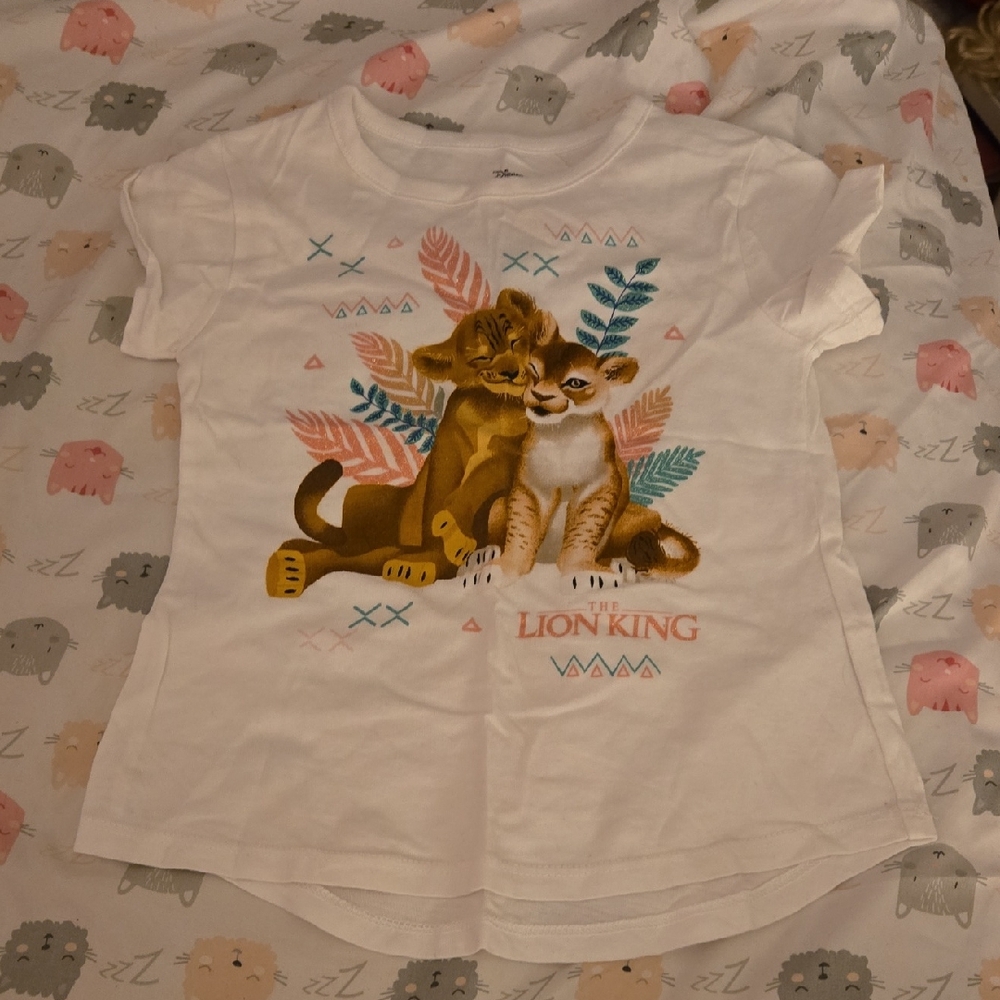 Lion King Kids White T-Shirt